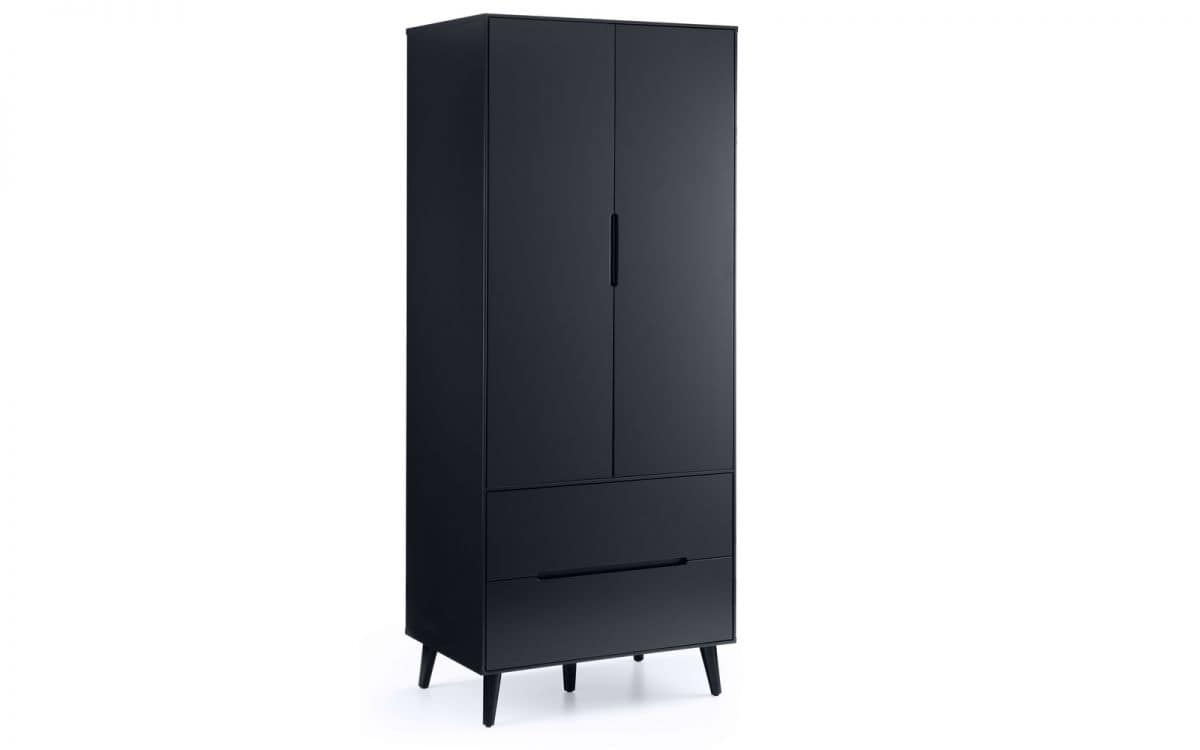 Trent 2 Door Wardrobe - Anthracite | Buy Online | Beds.ie