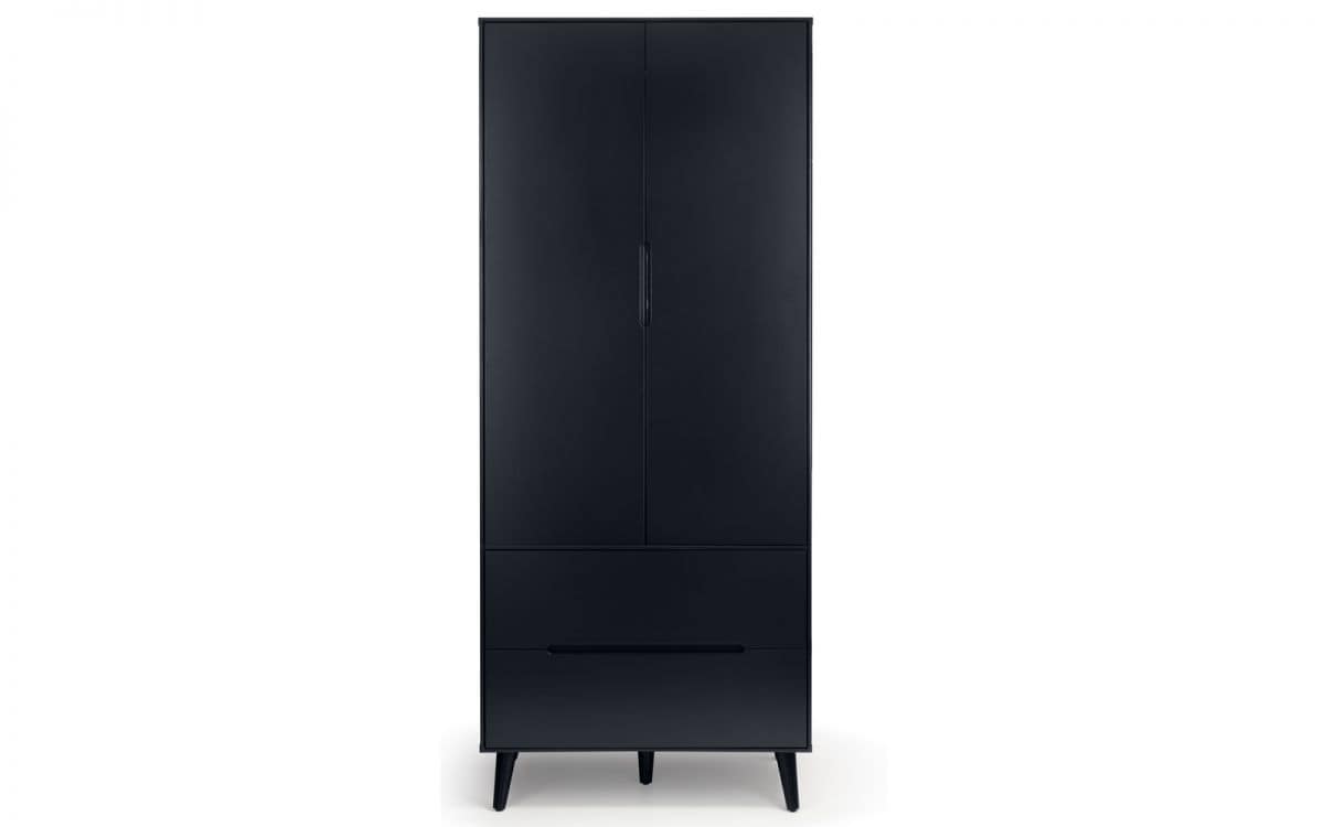 Trent 2 Door Wardrobe - Anthracite - Image 3