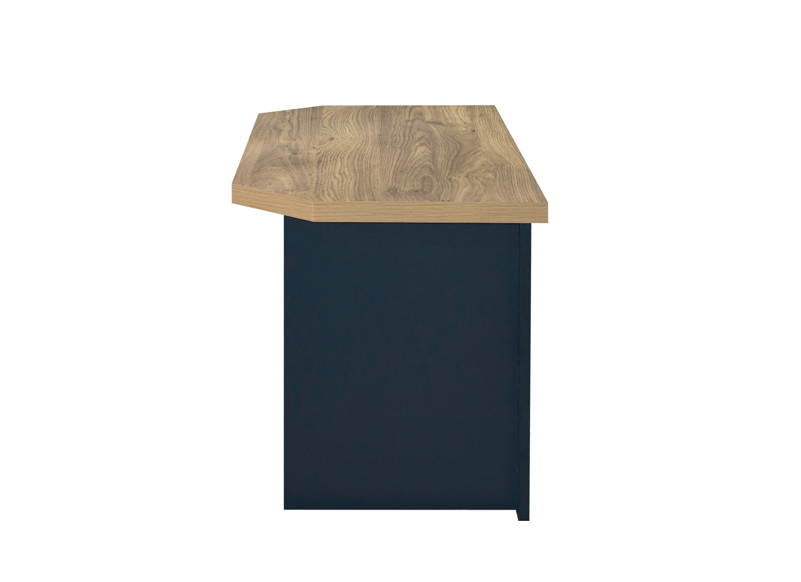 Highgate Corner TV Unit - Navy & Oak - Image 7