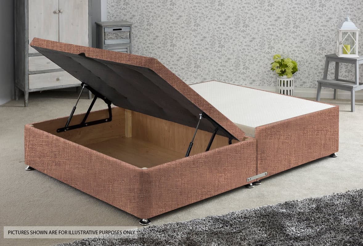 Apollo 4ft6 Azzure Lavender Jumbo Ottoman Base | Buy Online | Beds.ie