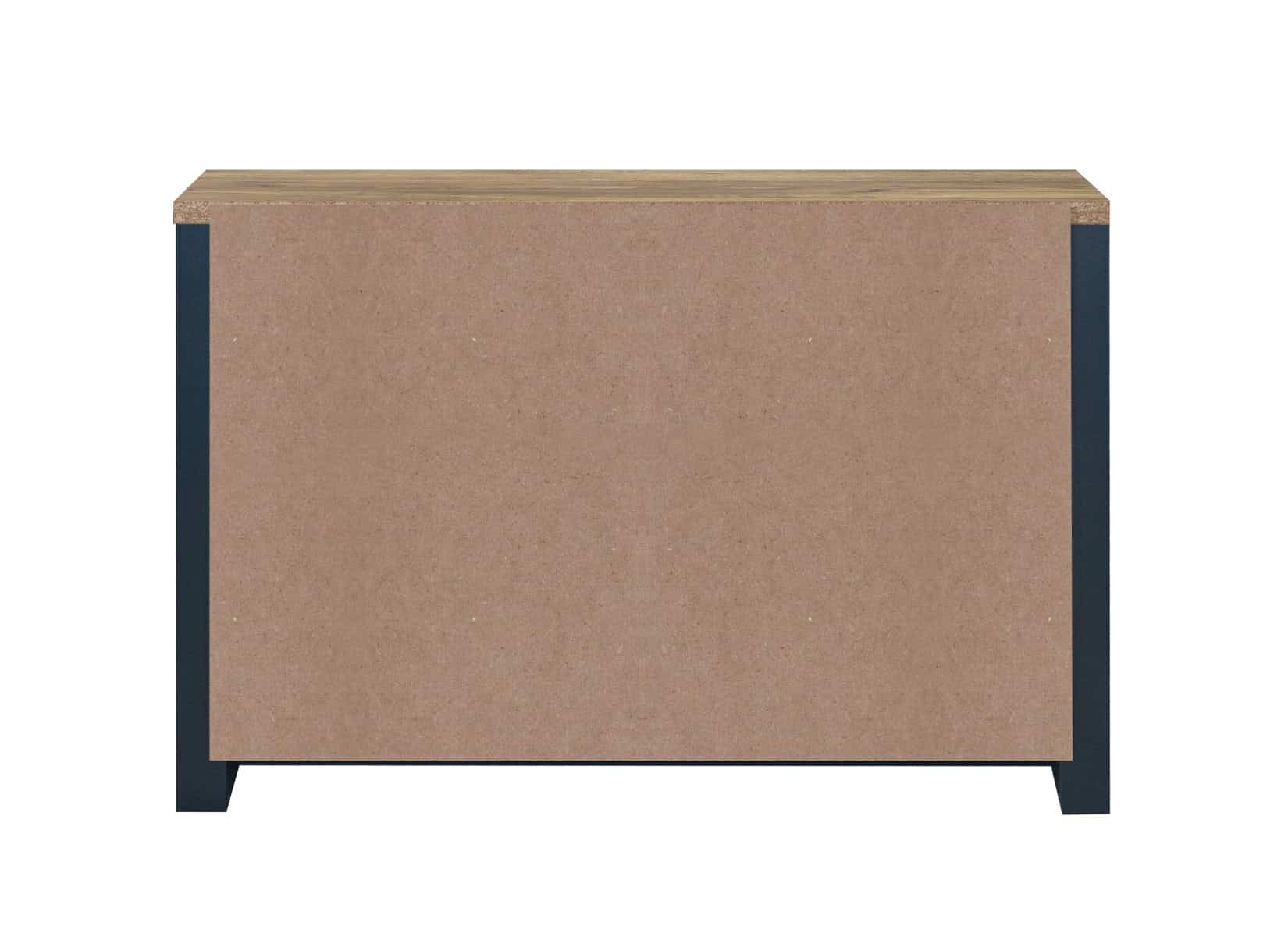 Highgate 3 Door 2 Drawer Sideboard - Navy & Oak - Image 8