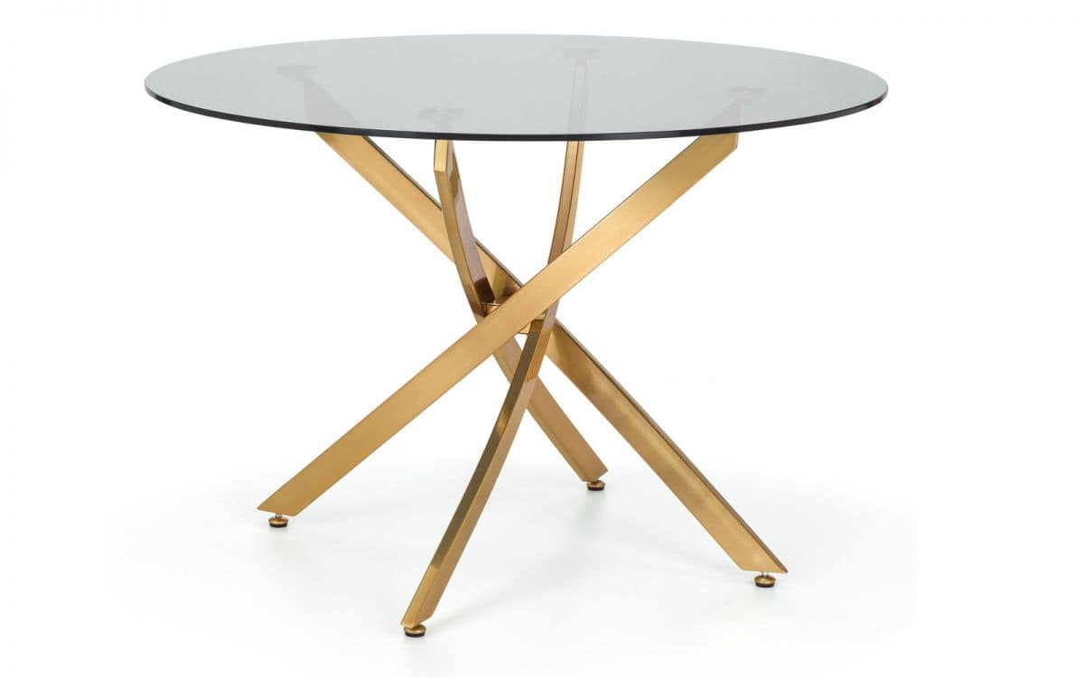 Nas Round Dining Table - Clear Glass - Image 2