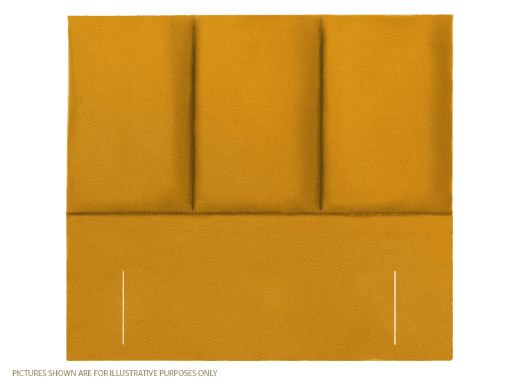 Apollo 4ft6 Monaco Headboard - Velvet Gold | Buy Online | Beds.ie