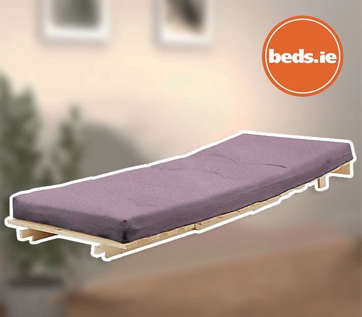 2ft6 Mito Futon Bed with Plum Mattress - Image 3