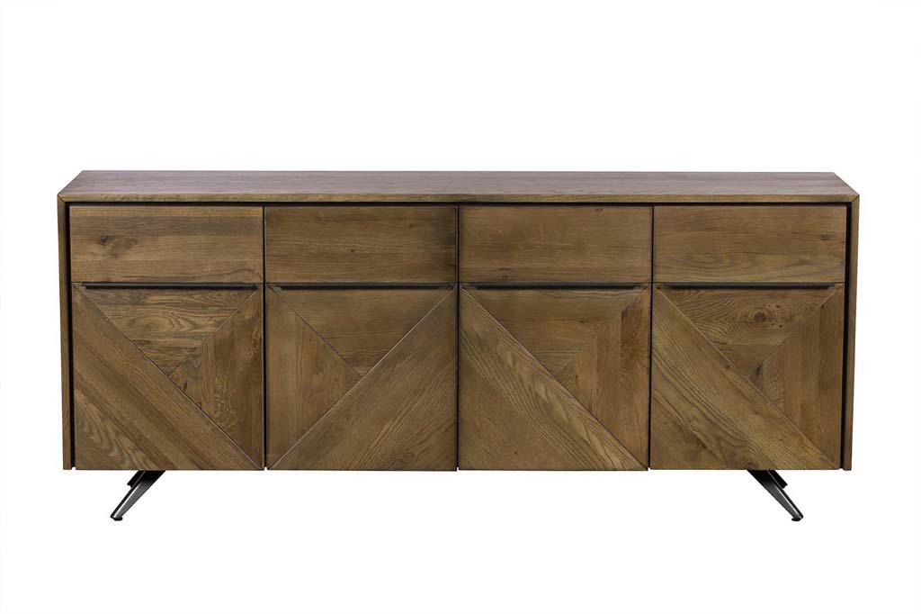 Baker Furniture Hudson 4 Door Sideboard - Smokey Oak | Buy Online | Beds.ie