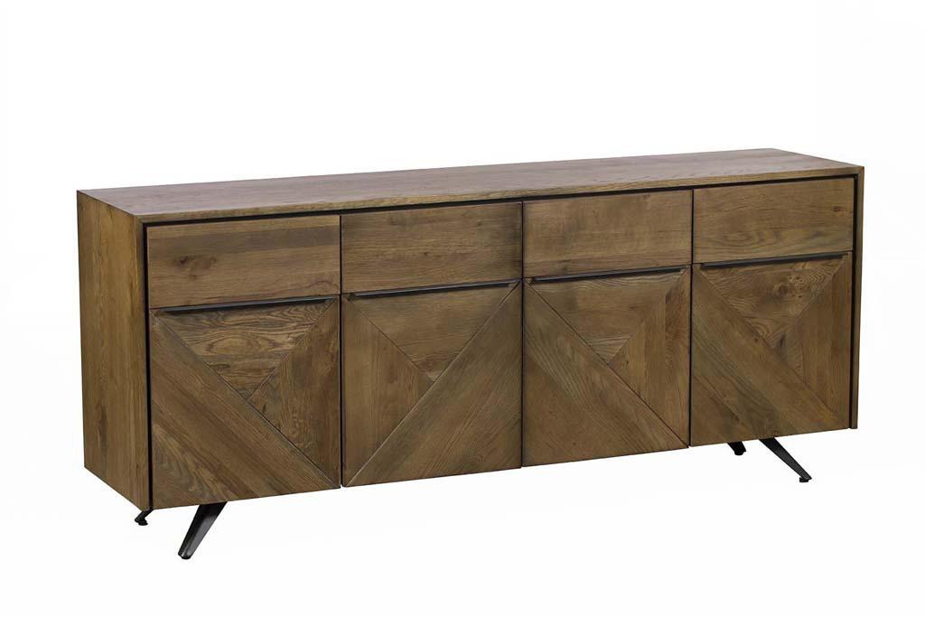 Baker Furniture Hudson 4 Door Sideboard - Smokey Oak - Image 3