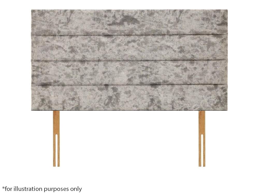 Apollo 5ft Dundee Headboard - Glitz Silver | Buy Online | Beds.ie