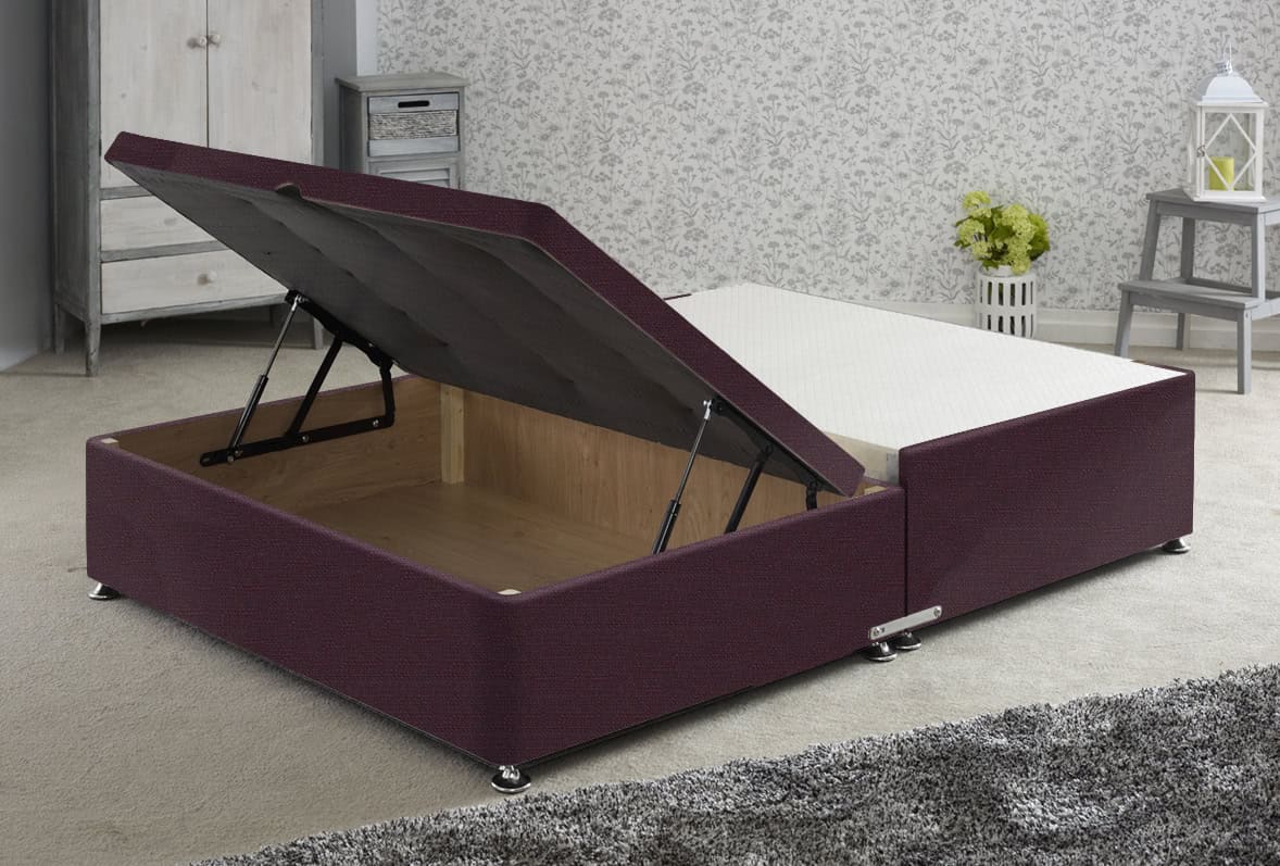 Apollo 4ft6 Azzure Purple Jumbo Ottoman Base | Buy Online | Beds.ie