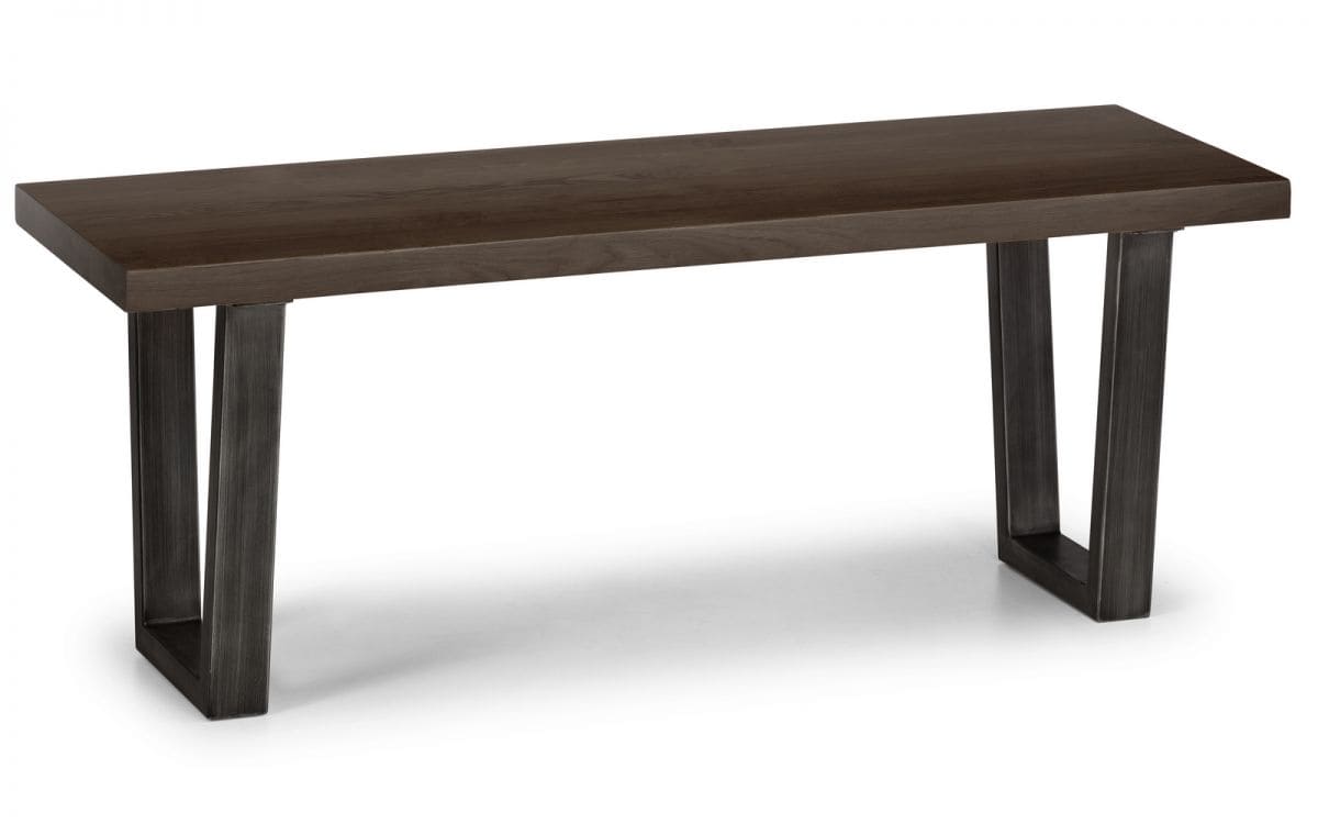 Lisbon Dining Bench - Dark Oak | Buy Online | Beds.ie