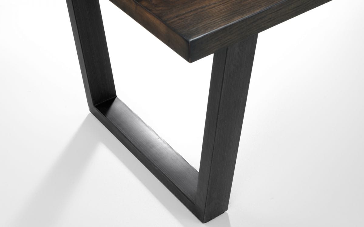 Lisbon Dining Bench - Dark Oak - Image 3