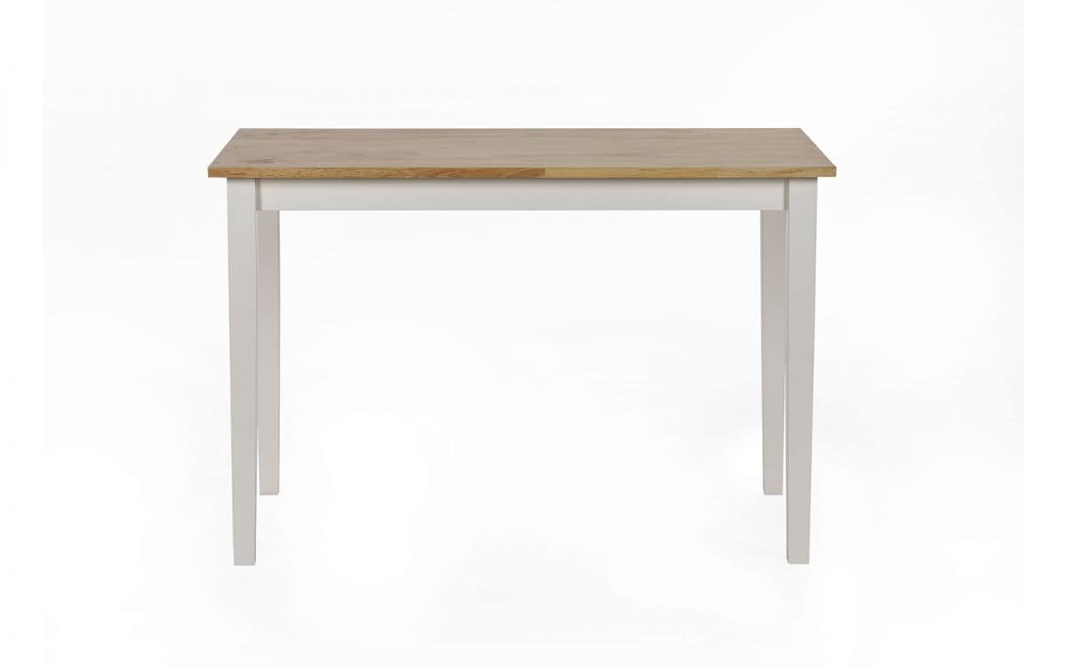 Linfield Small Dining Table - White & Natural - Image 3