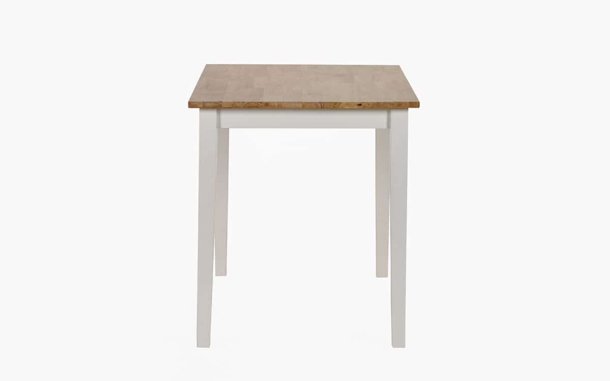 Linfield Small Dining Table - White & Natural - Image 4