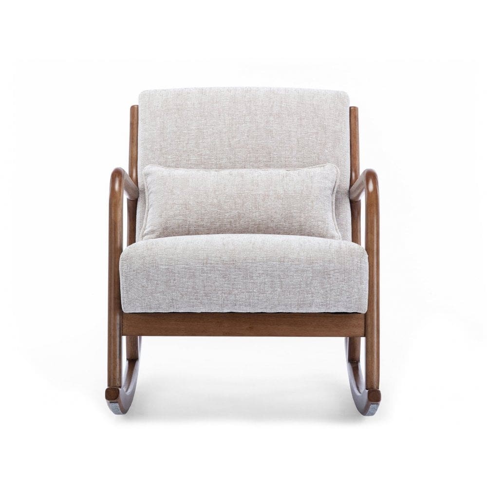 Inca Rocking Chair - Natural Chenille - Image 3