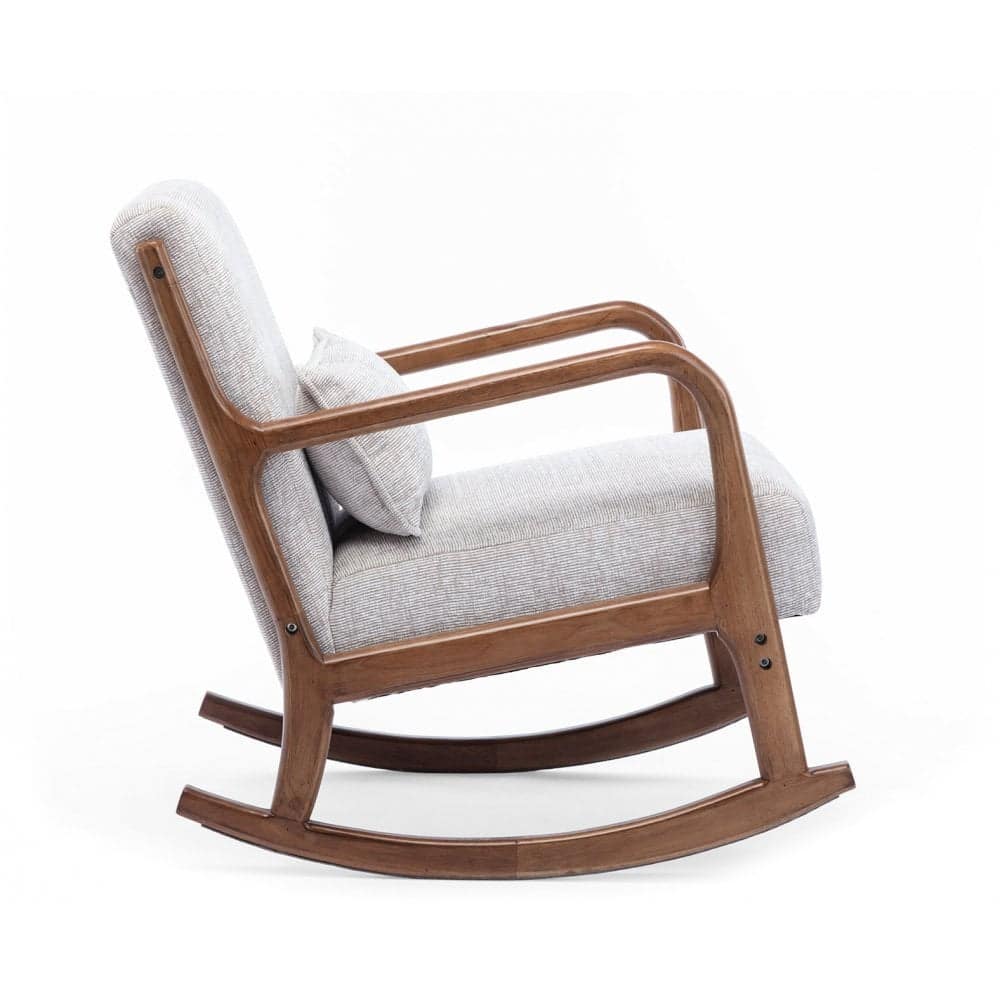 Inca Rocking Chair - Natural Chenille - Image 4