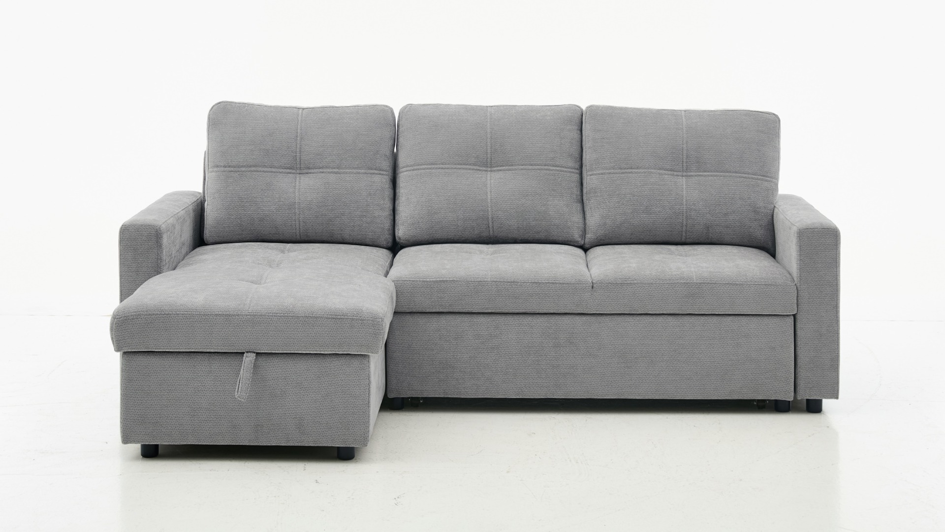 Honey B Lilly Sofa Bed - Grey - Image 4