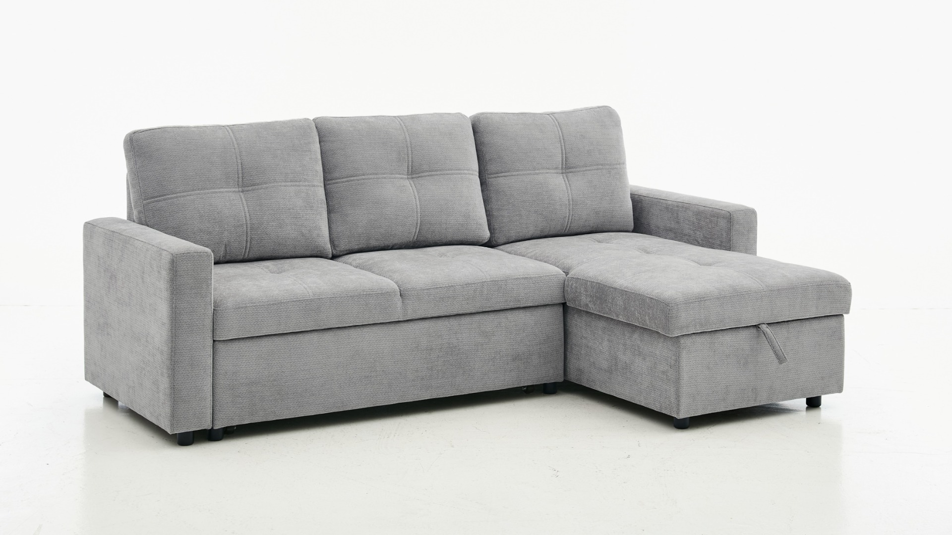 Honey B Lilly Sofa Bed - Grey - Image 5