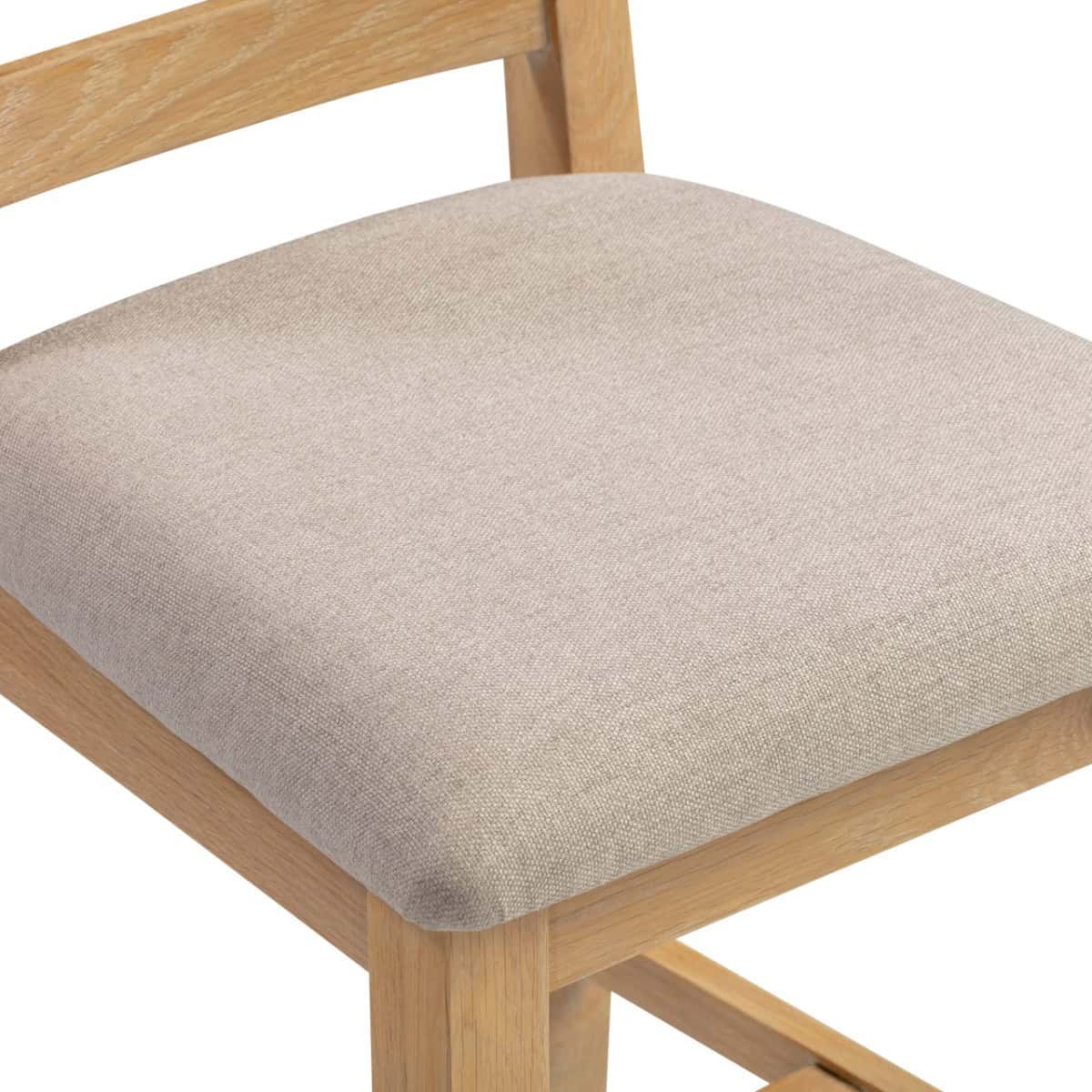 Windsor Cross Back Dining Chair (x2 Per Box) - Natural Oak - Image 6