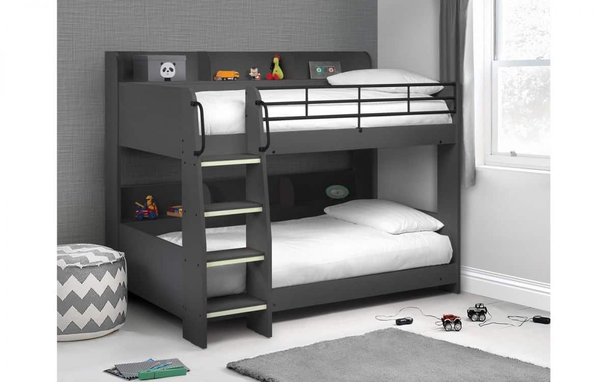 Aura Bunk Bed - Anthracite | Buy Online | Beds.ie