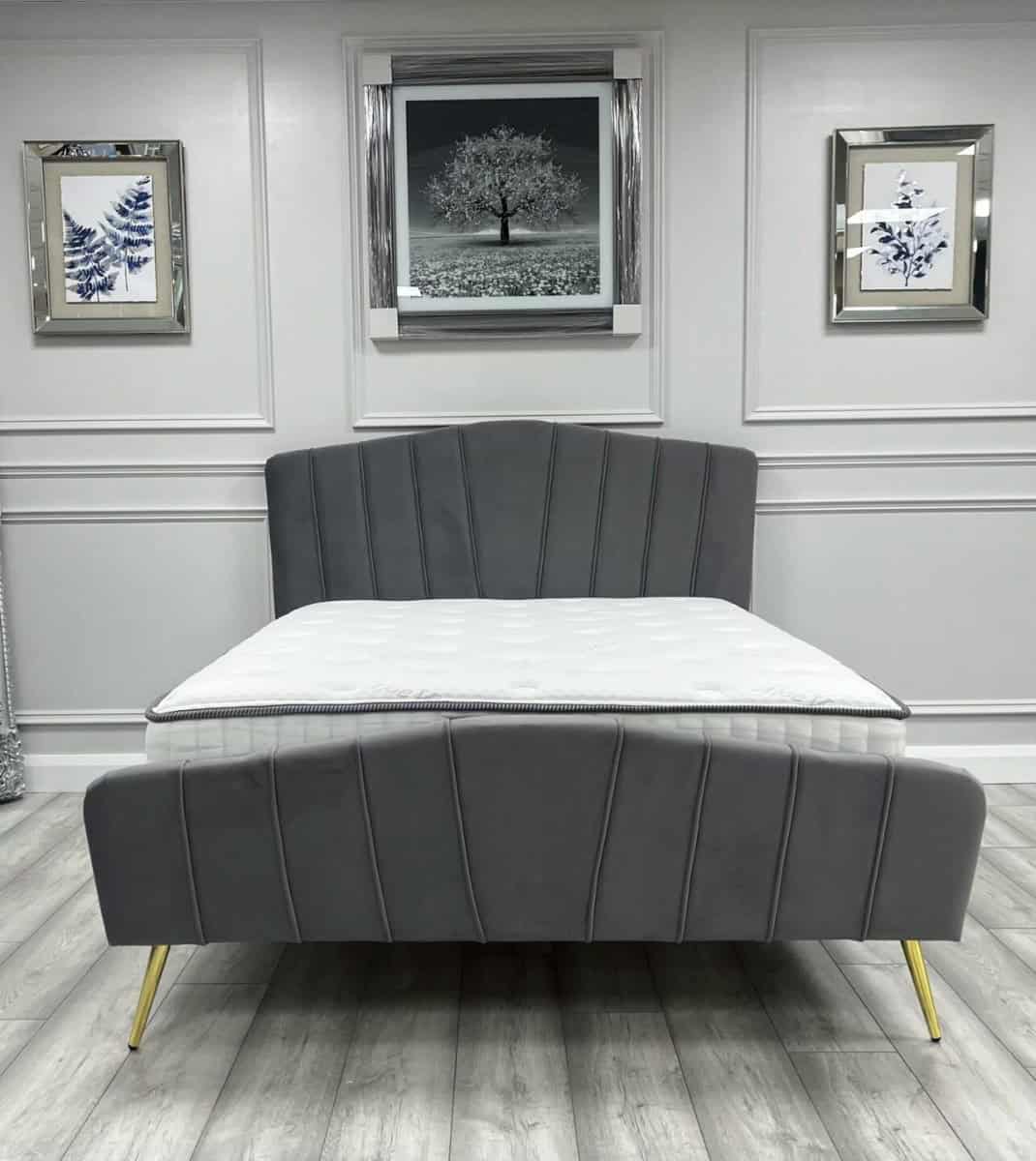 Bianca 5ft Bedframe - Grey | Buy Online | Beds.ie
