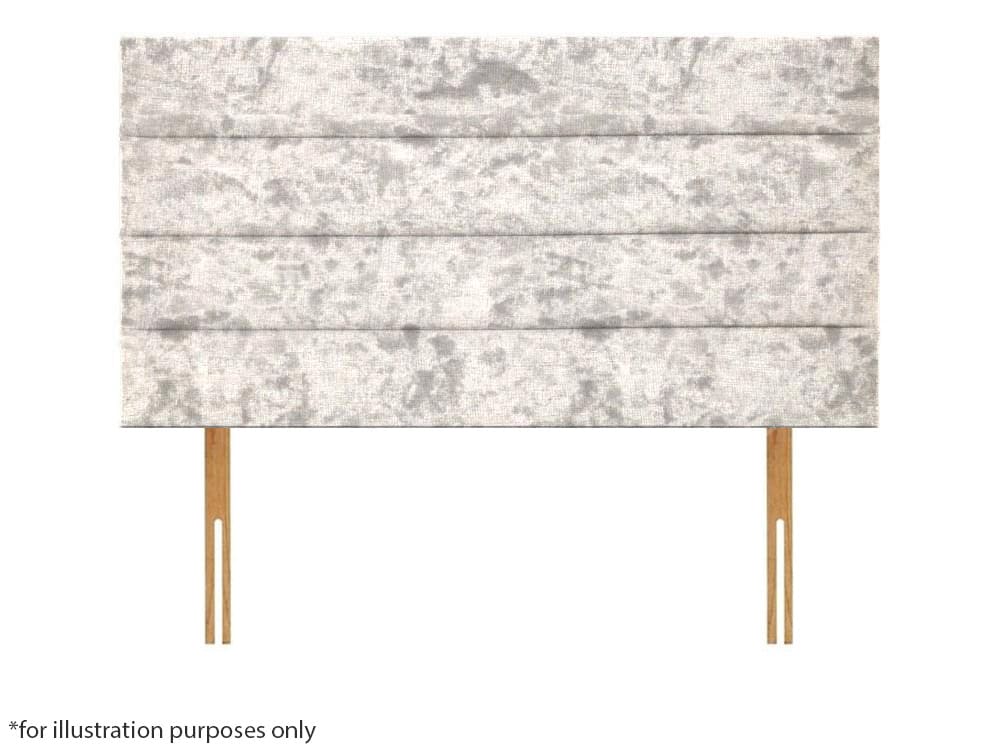 Apollo 5ft Dundee Headboard - Glitz Ice White | Buy Online | Beds.ie
