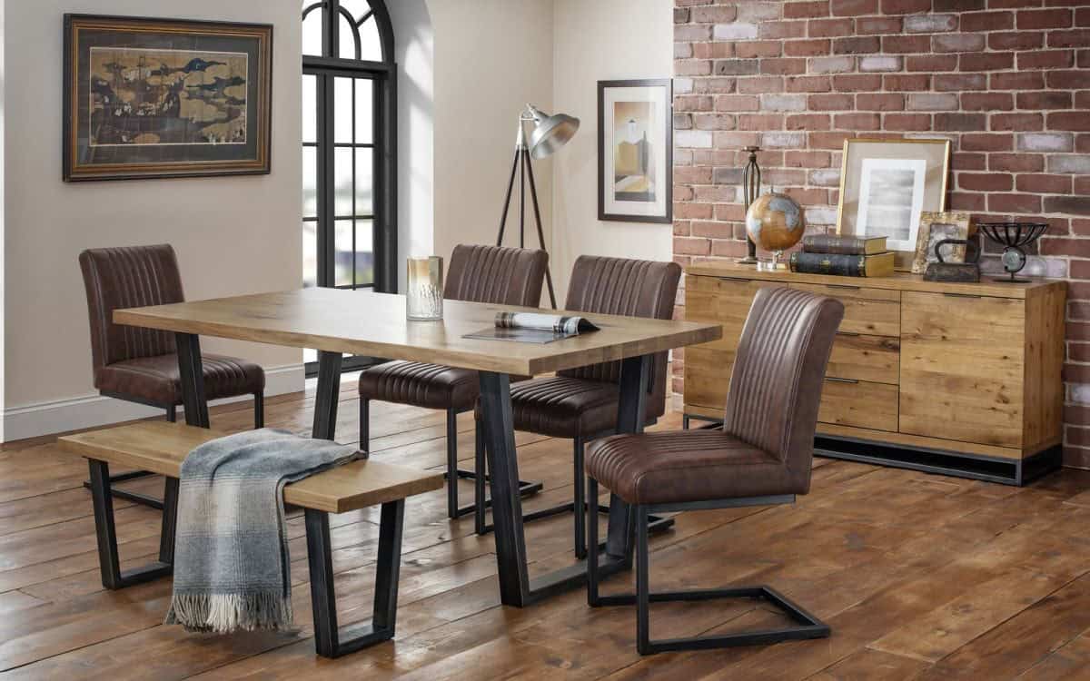 Lisbon Dining Table - Oak | Buy Online | Beds.ie