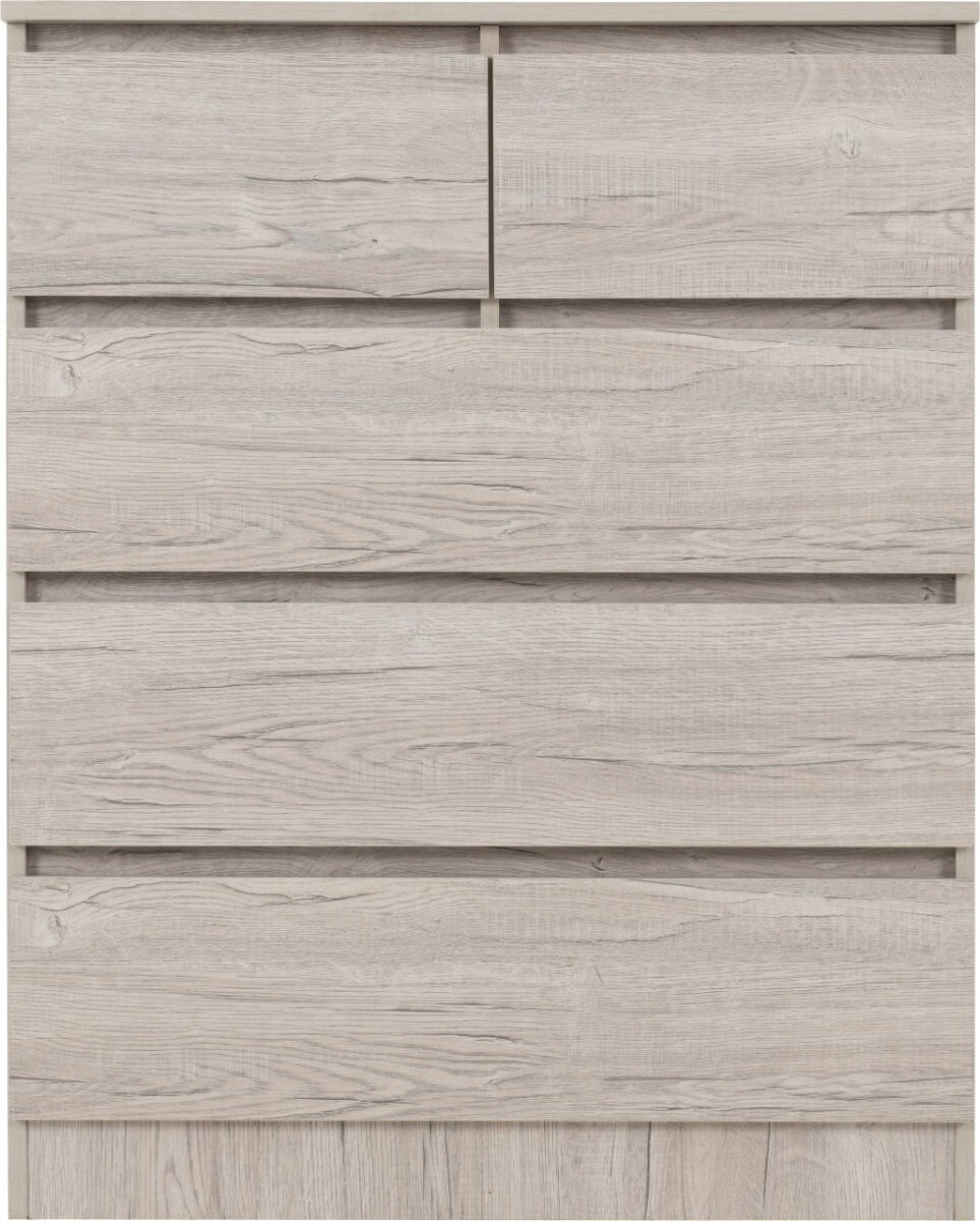 Malvern 2+3 Drawer Chest - Urban Snow - Image 2