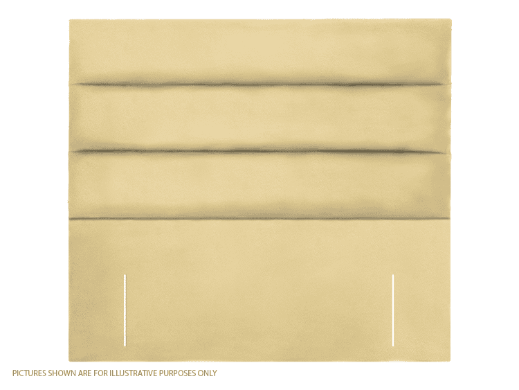 Apollo 4ft Paris Headboard - Velvet Cream | Buy Online | Beds.ie
