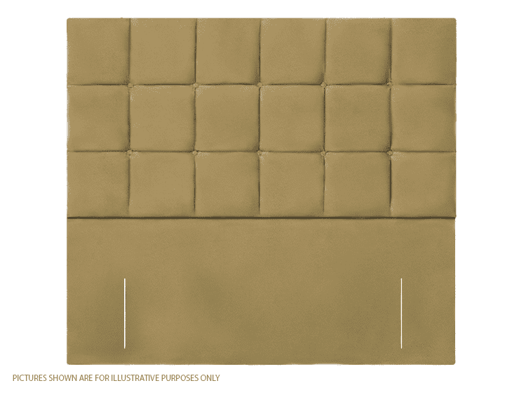 Apollo 3ft Venice Headboard - Velvet Sand | Buy Online | Beds.ie