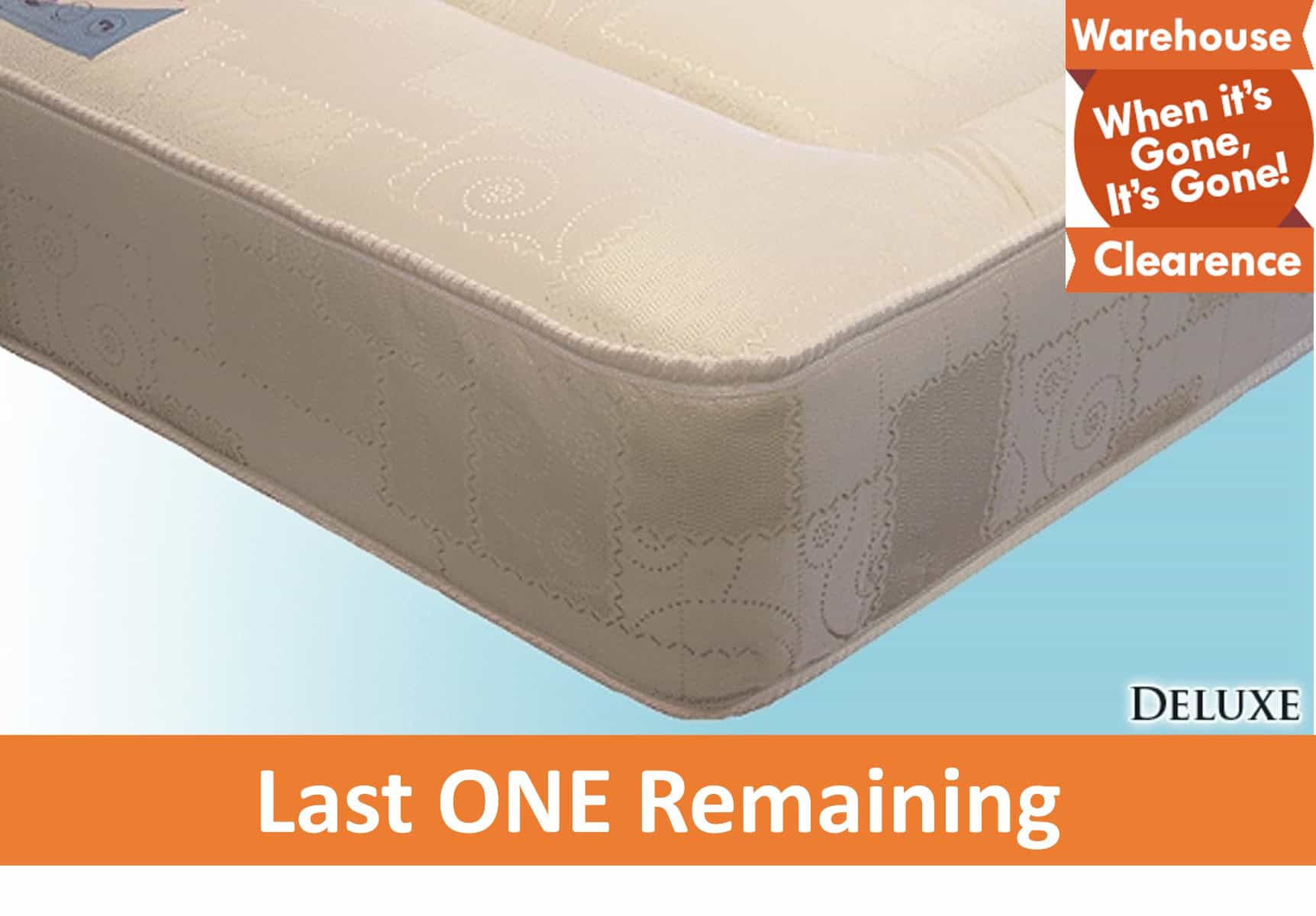 Time Living 3ft Deluxe Mattress WITH FREE PILLOW WORTH €30 - Image 2