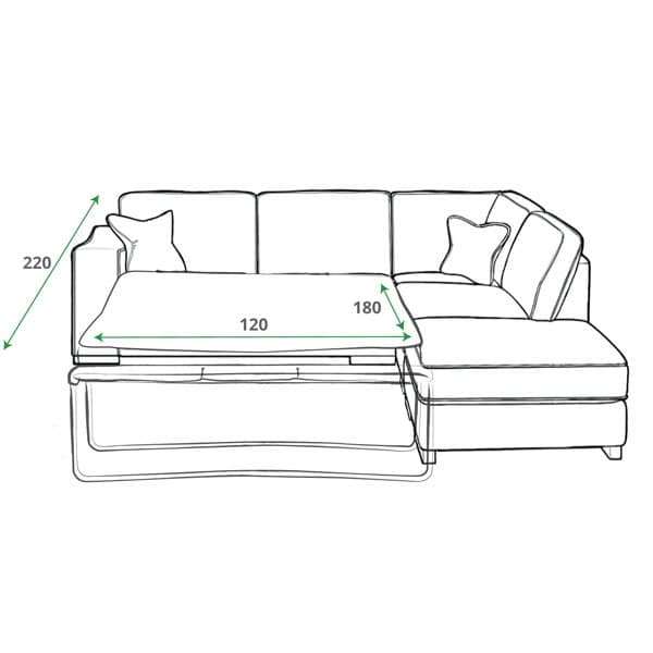 Clyde Corner Sofa Bed - Image 4