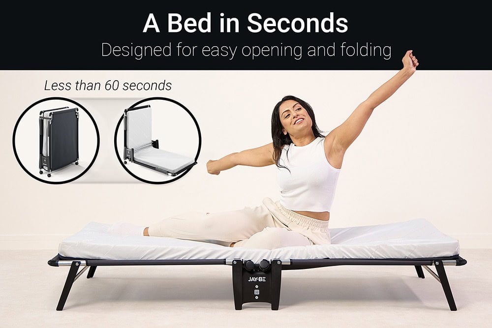 Jaybe Hideaway 2ft3 Folding Bed with e-Fibre Mattress - 123701 - Image 8