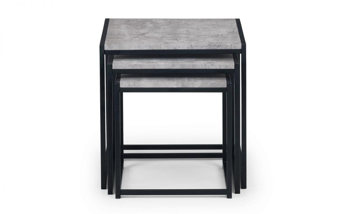 Sawmill Nest of Tables - Concrete Grey - Image 3