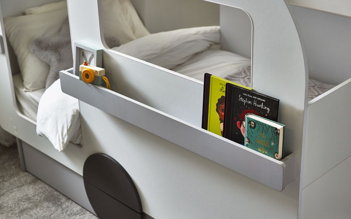 Tourpet Caravan Bed - Vapor Grey & White - Image 8