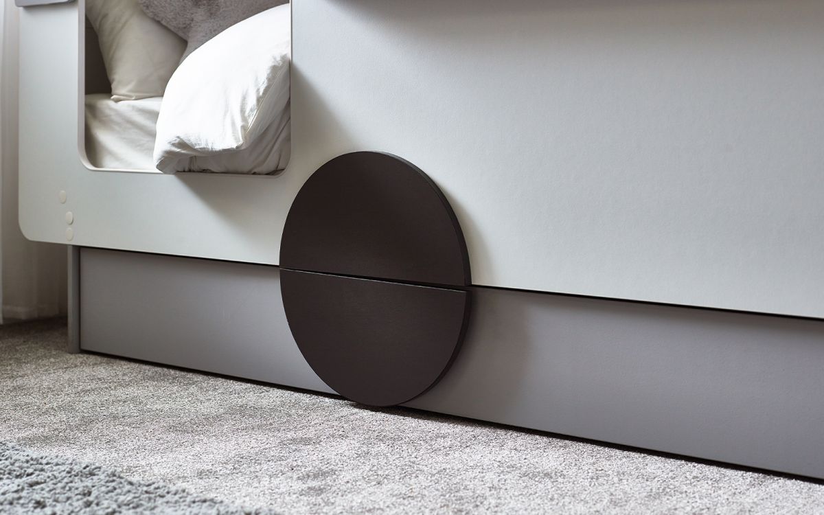 Tourpet Caravan Bed - Vapor Grey & White - Image 9
