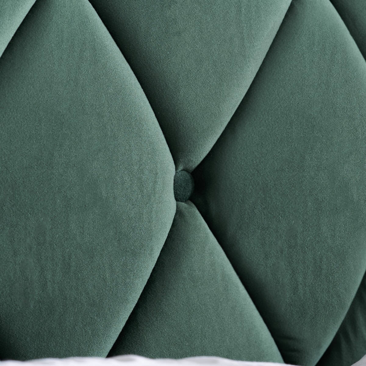 Loxley 4ft Ottoman Bedframe - Green Velvet - Image 4