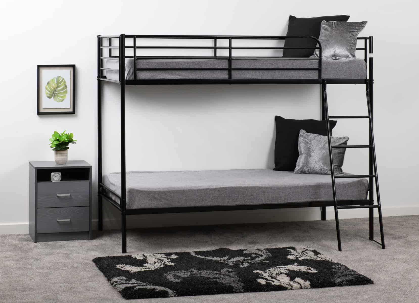 Brandon Bunk Bed - Black | Buy Online | Beds.ie