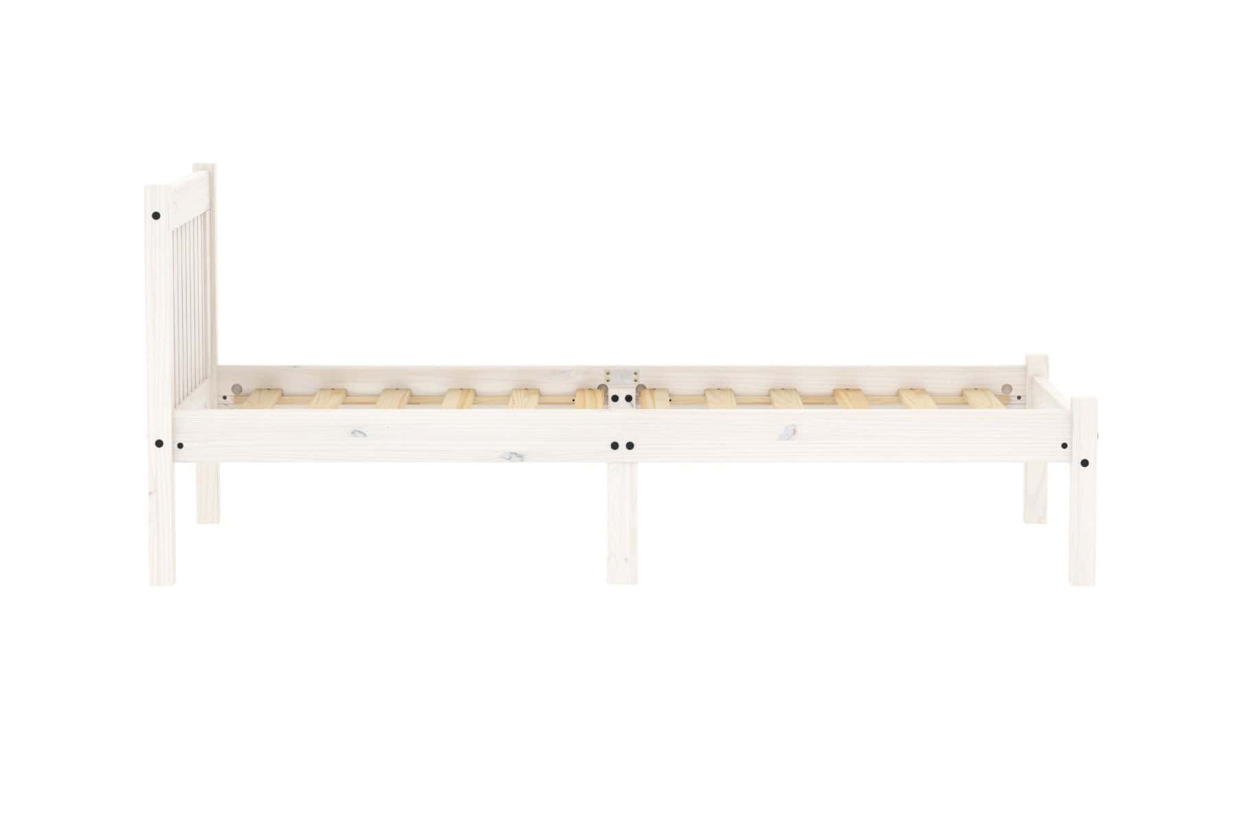 3ft Rio Bedframe - White Wash - Image 6