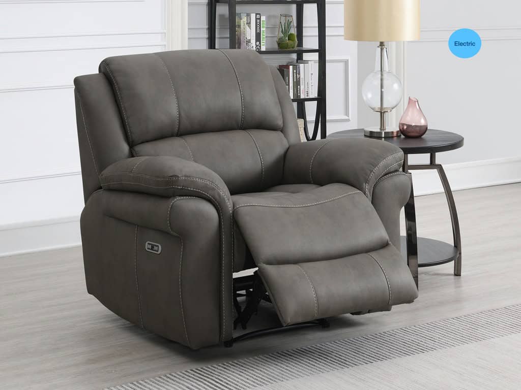 Farnham Ultra 1 Seater Electric Recliner - Grey | Buy Online | Beds.ie
