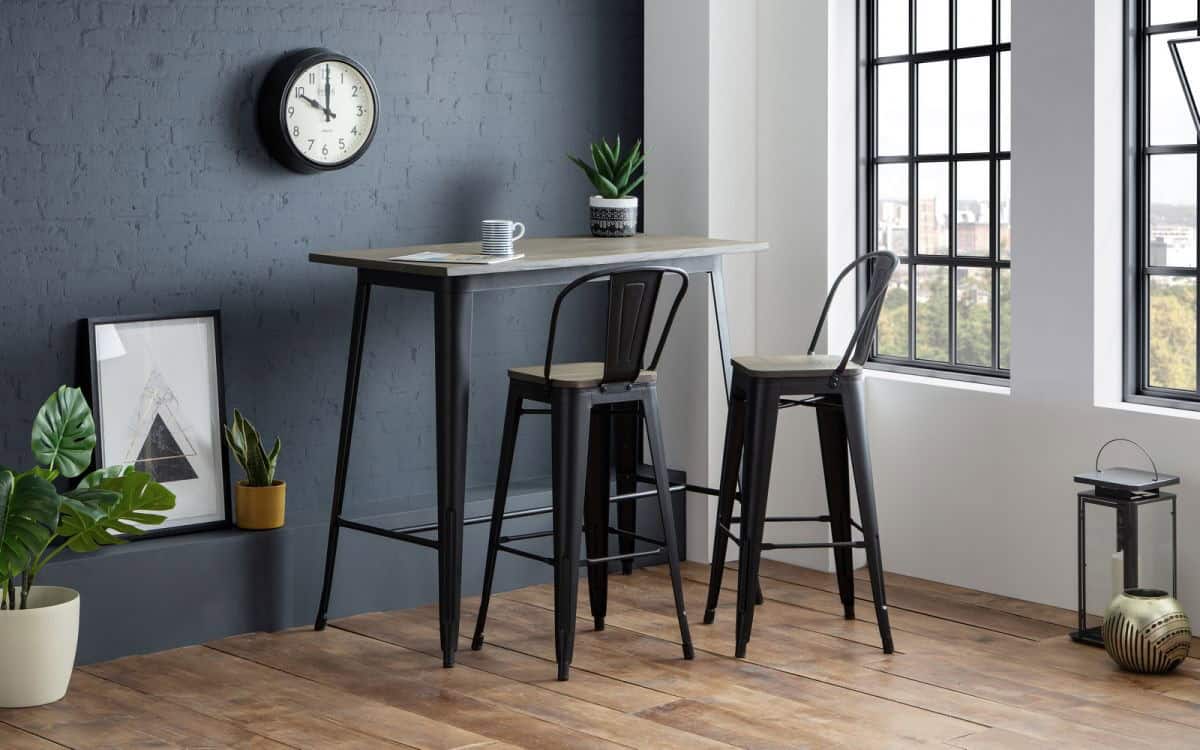 Saxon Bar Table - Mocha | Buy Online | Beds.ie