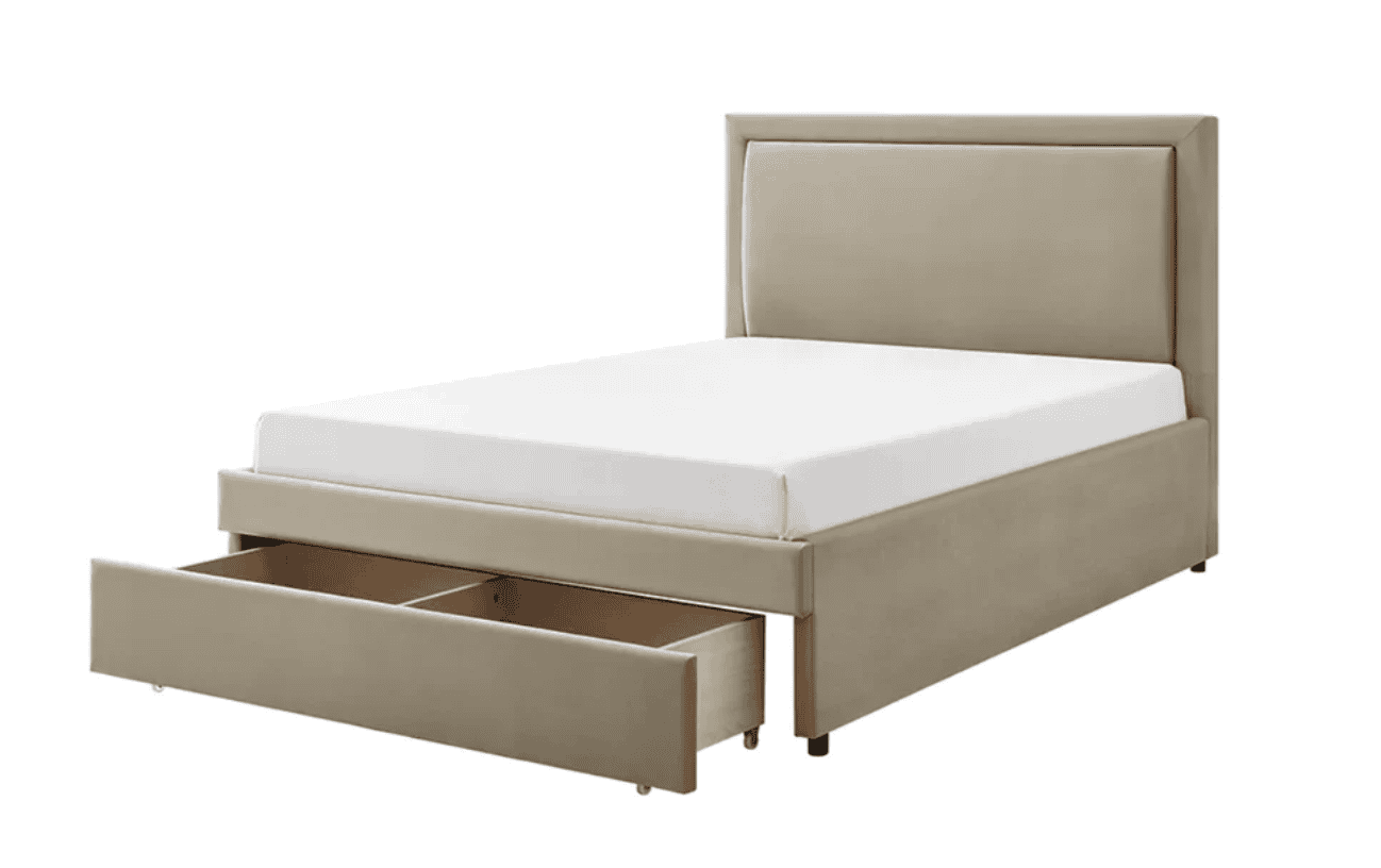Limelight Ursa 5ft Storage Bedframe - Taupe Velvet - Image 7