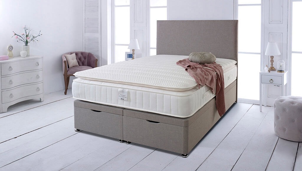 Shire 3ft Pocket Pillowtop 1000 Memory Mattress - Image 5