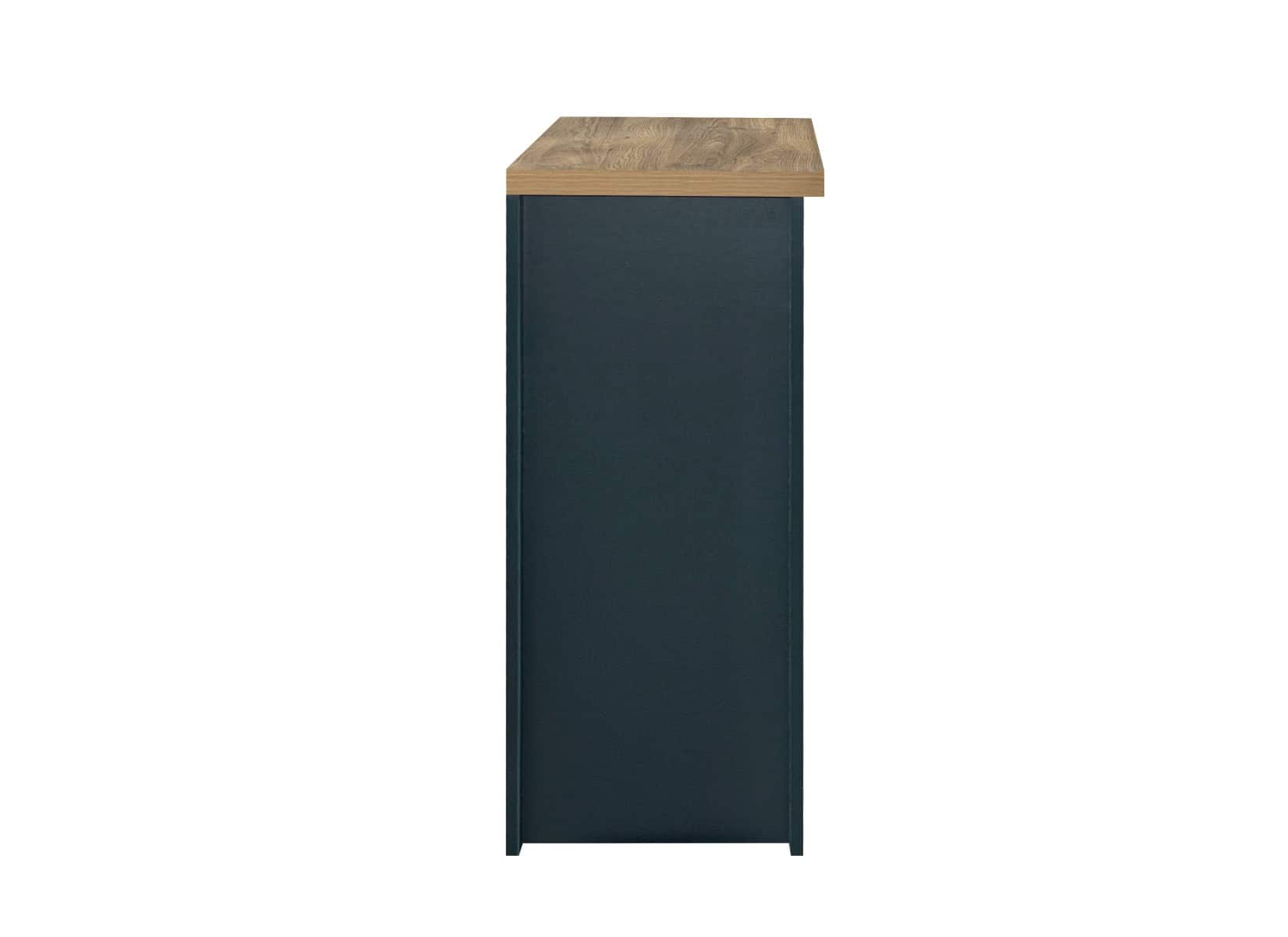 Highgate 2 Door 2 Drawer Sideboard - Navy & Oak - Image 7