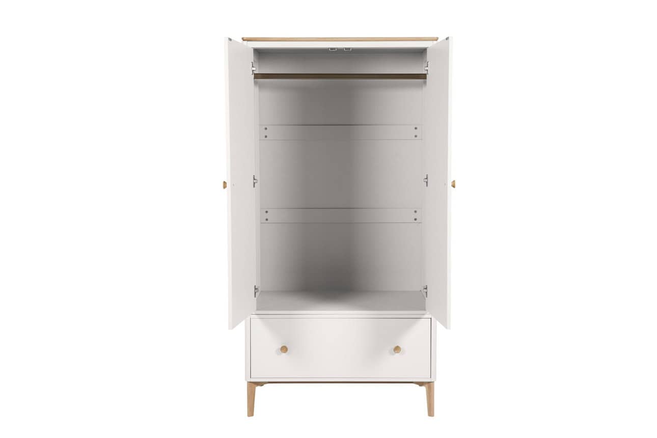 Marlow 2 Door Wardrobe - Cashmere Oak - Image 4