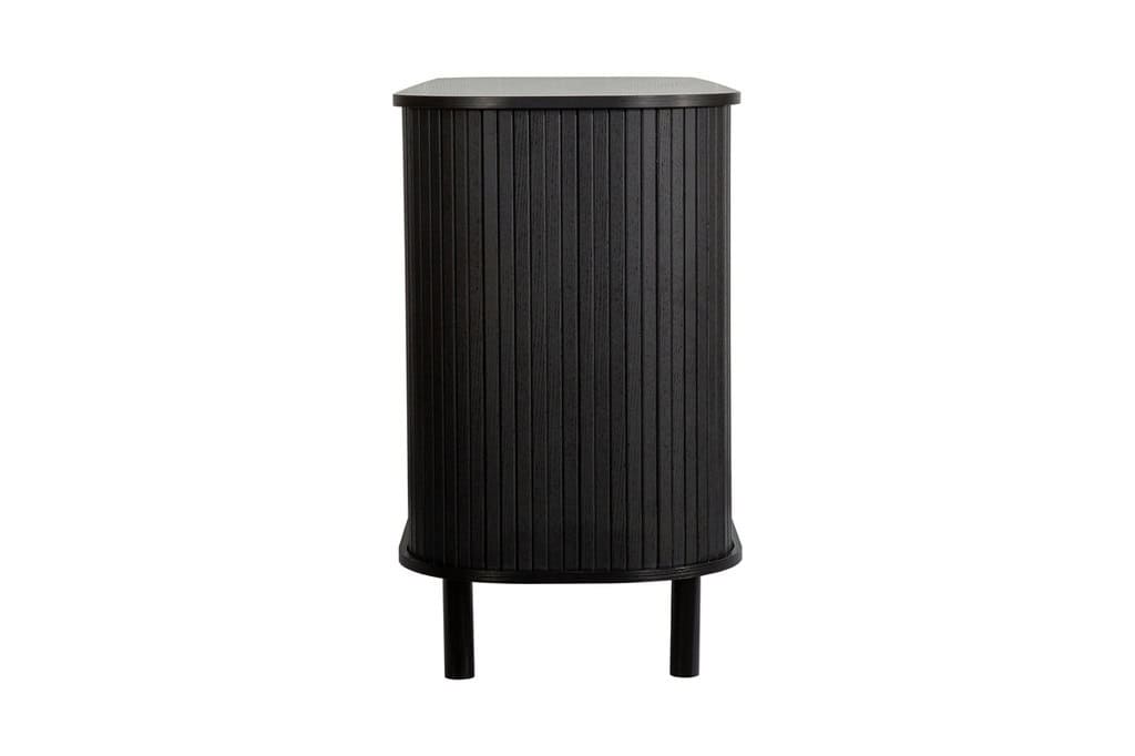 Axel 2 Door Fluted Sideboard - Black - Image 5