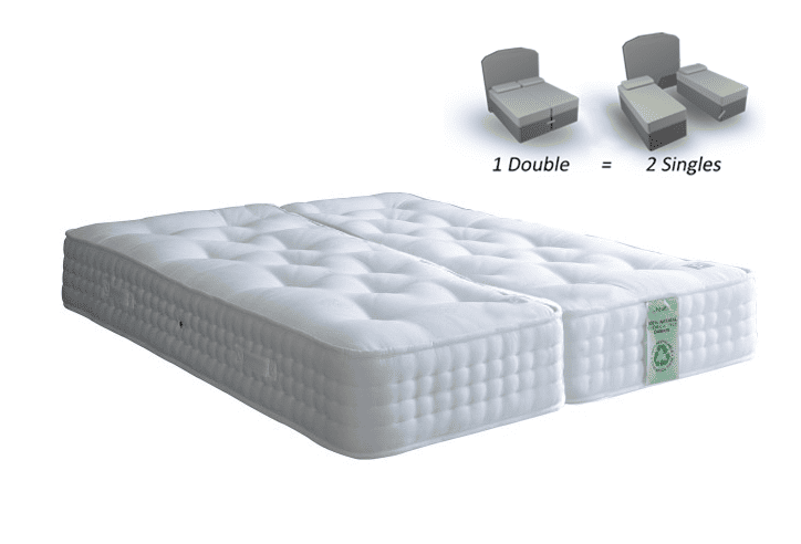 Healthbeds 6ft Ultimate Natural 3000 Zip & Link Mattress | Buy Online | Beds.ie