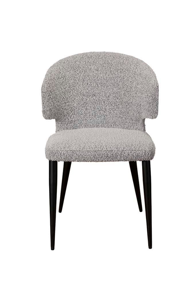 Belle Dining Chair (Pair) - Grey - Image 2