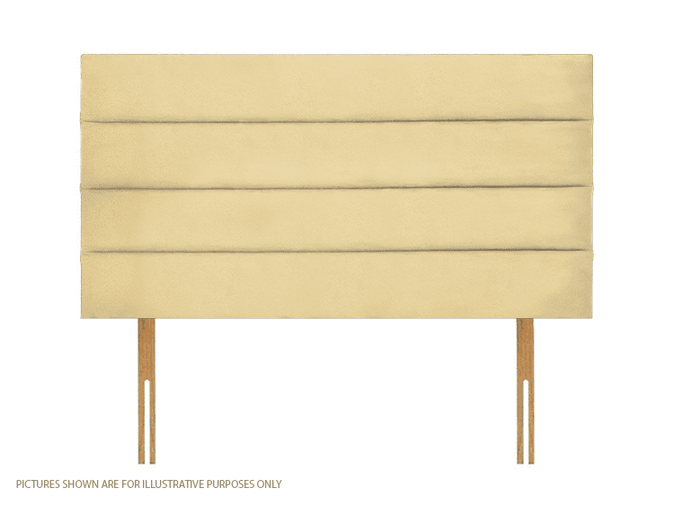 Apollo 6ft Dundee Headboard - Velvet Cream | Buy Online | Beds.ie