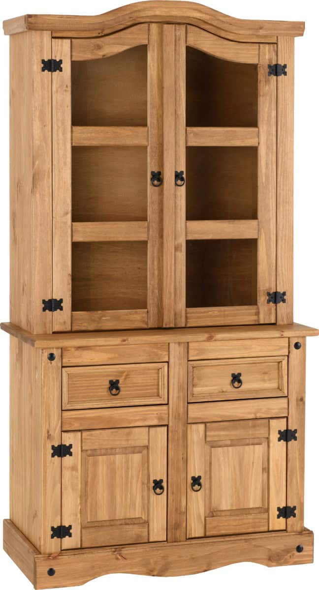 Corona 3ft Buffet Hutch - Waxed Pine - Image 2