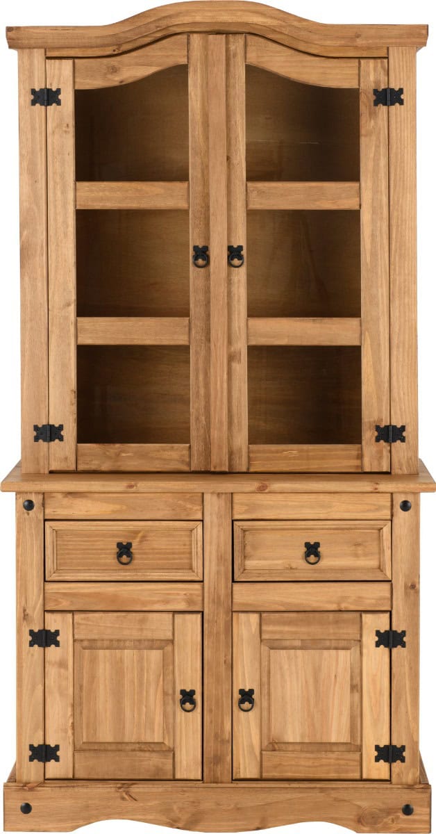 Corona 3ft Buffet Hutch - Waxed Pine - Image 4