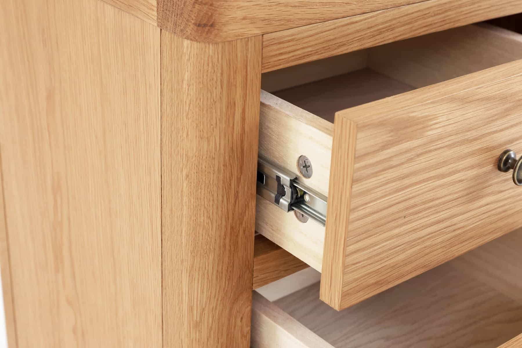 Renata Bedside Table - Natural Oak - Image 3